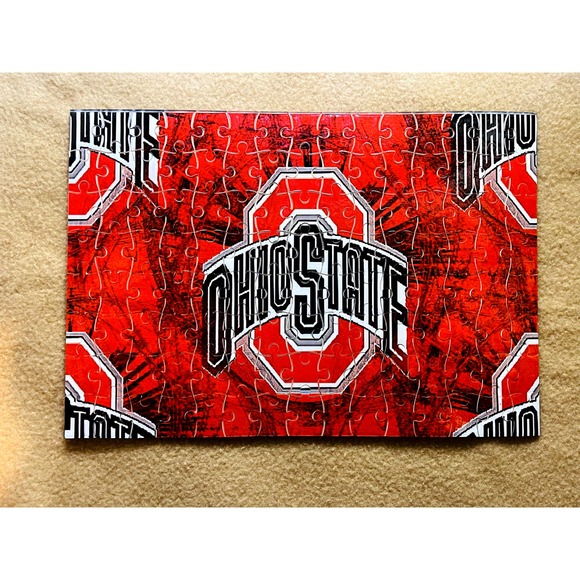 Ohio State Football Team A4 Jigsaw Puzzle 120 pcs - Picture 1 of 5